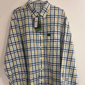 Men’s XXL Tall  LL Bean Long Sleeve Buttondown Shirt